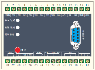 SJD550系列電動(dòng)機(jī)保護(hù)控制器端子圖